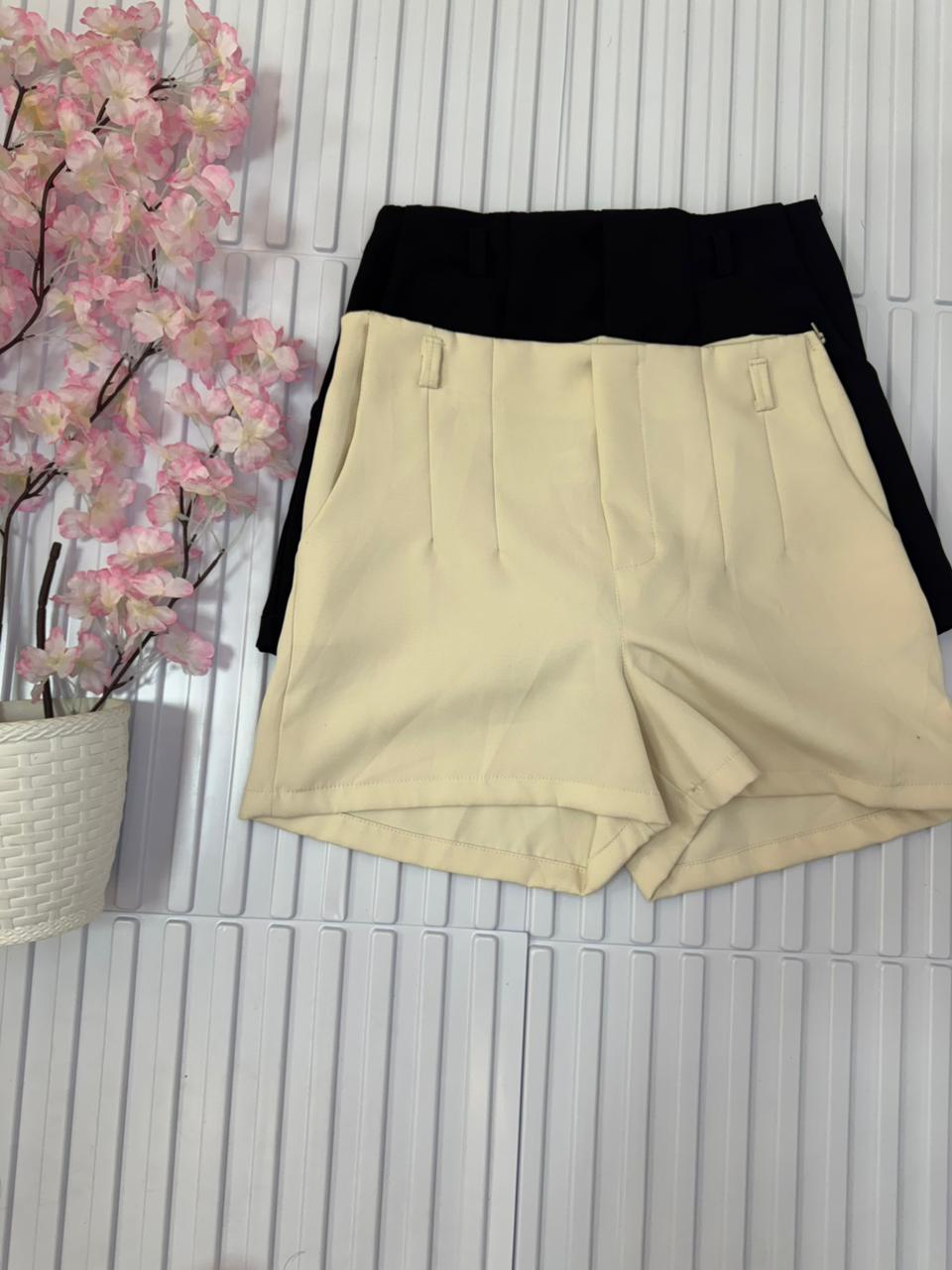 SHORT ALFAIATARIA COM ZIPER